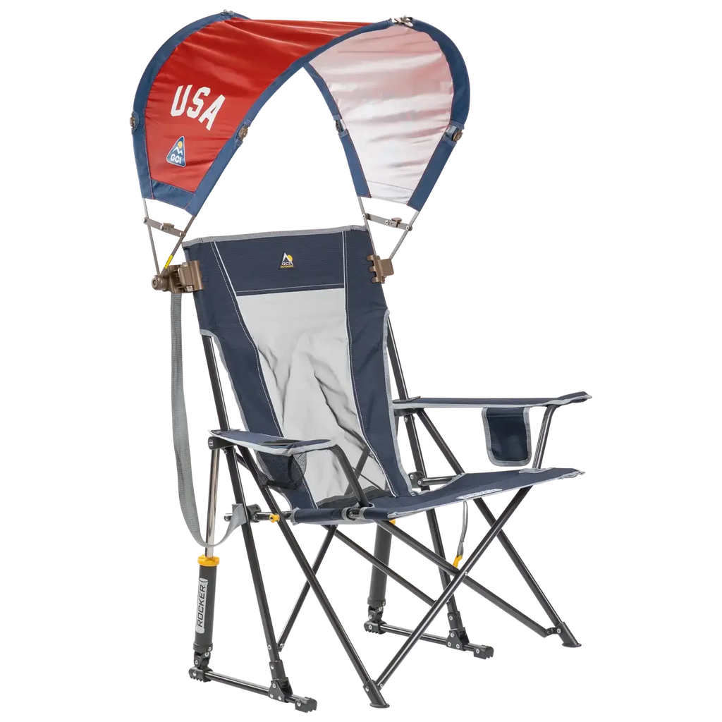 Portable Canopy SunShade Accessory - USA Anniversary Deluxe - Choice 917 - Portable Beach Canopy with Adjustable Shade Angle Detail