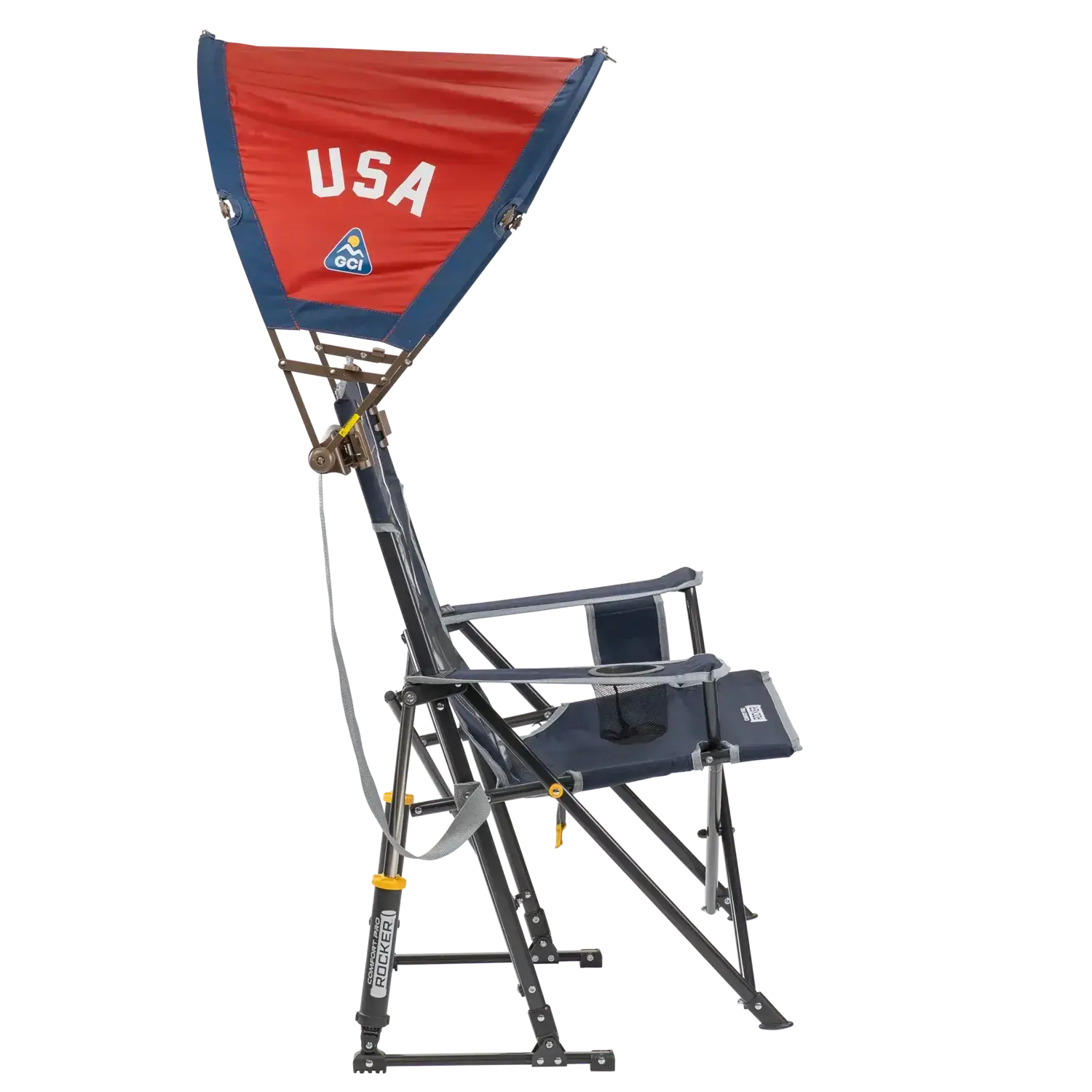 Portable Canopy SunShade Accessory - USA Anniversary Deluxe - Choice 917 - Portable Beach Canopy with Adjustable Shade Angle Detail