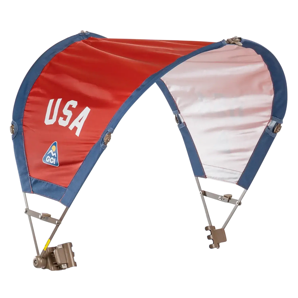 Portable Canopy SunShade Accessory - USA Anniversary Deluxe - Choice 917 - Portable Beach Canopy with Adjustable Shade Angle - Default Title