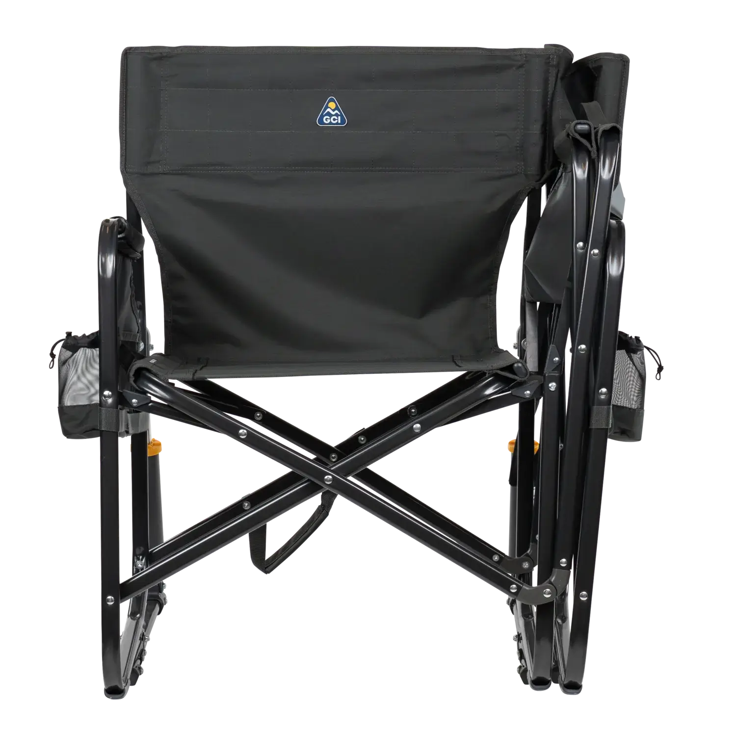 Smooth Motion Tandem Rocker - Choice 227 - Heavy-Duty Kickback Rocker with Beverage Holder Detail