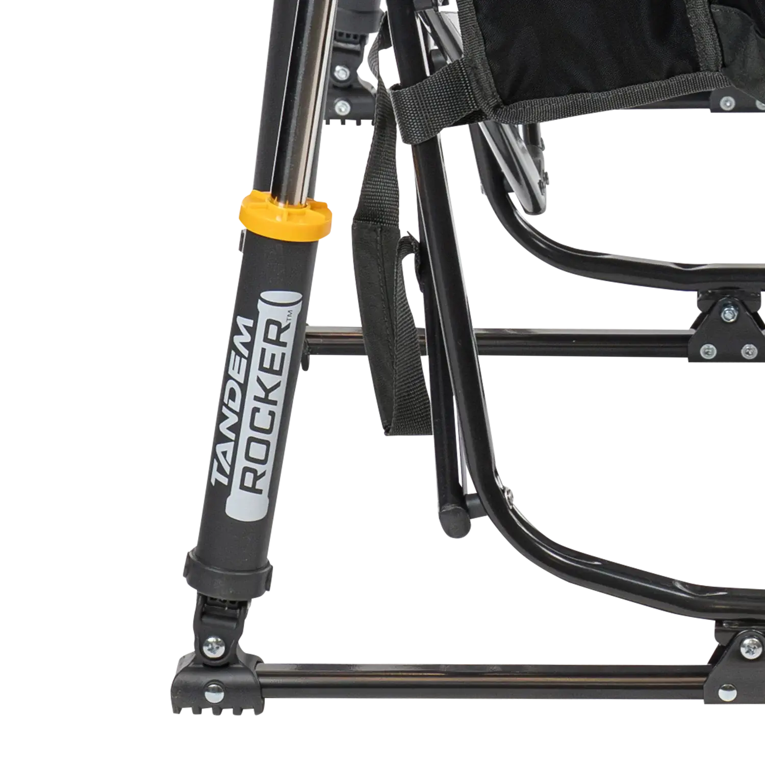 Smooth Motion Tandem Rocker - Choice 227 - Heavy-Duty Kickback Rocker with Beverage Holder Detail